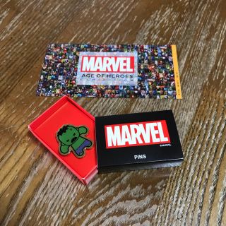 マーベル(MARVEL)のマーベル展  ピンズ  ハルク   ＋おまけ(バッジ/ピンバッジ)