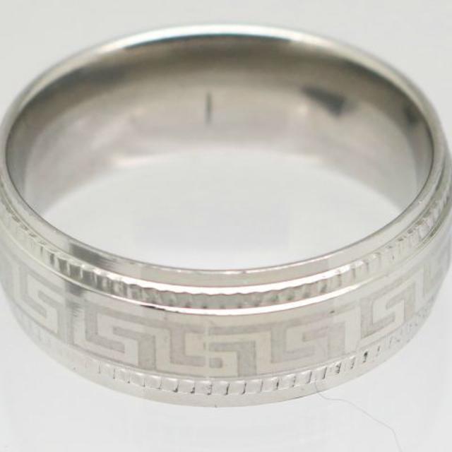 ｷﾞｻﾞｳｴｨﾌﾞｽﾃﾝﾚｽﾘﾝｸﾞ 18号 新品 ｸﾘｯｸﾎﾟｽﾄ送料無料 メンズのアクセサリー(リング(指輪))の商品写真