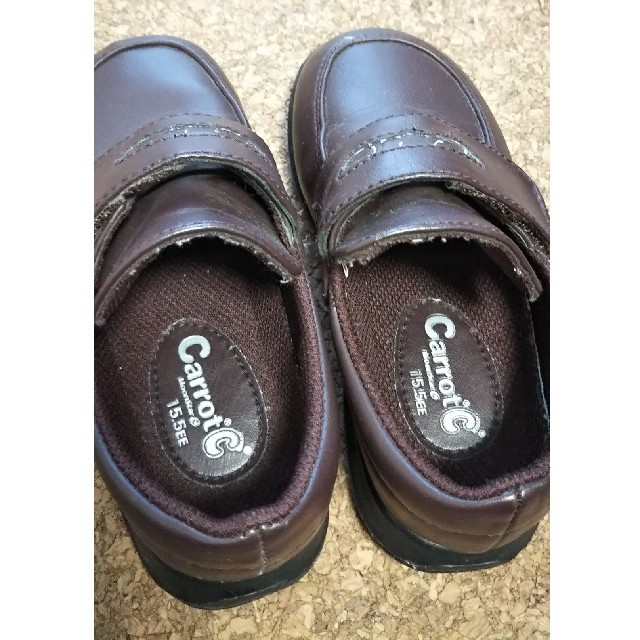 MOONSTAR (ムーンスター)のcarrot（キャロット）　
フォーマル　子供靴　ローファー
茶色
15.5cm キッズ/ベビー/マタニティのキッズ靴/シューズ(15cm~)(フォーマルシューズ)の商品写真