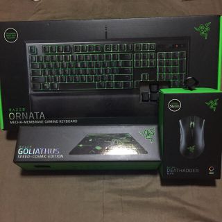 レイザー(LAZER)のRAZER(キーボード、マウス、マウスパッド)(PC周辺機器)