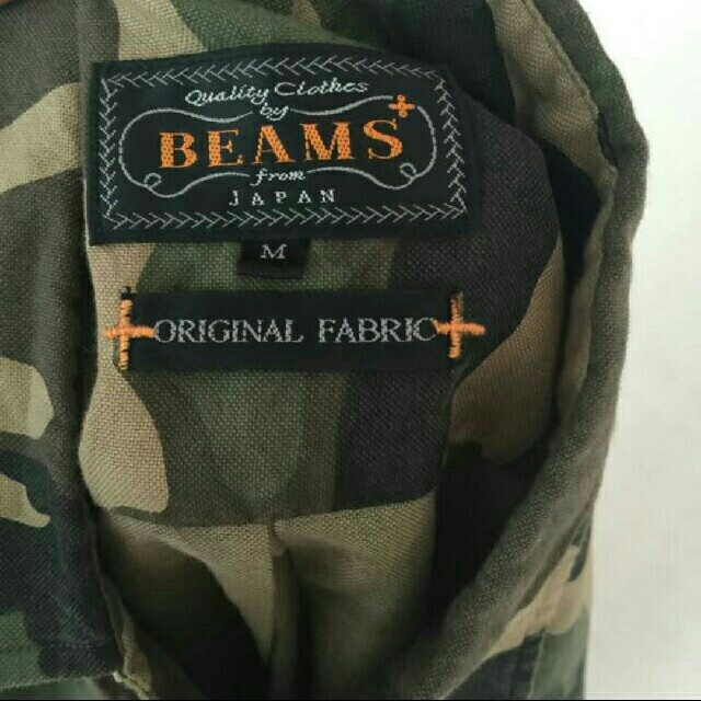 BEAMS(ビームス)の【美品】メンズ　BEAMS　迷彩柄シャツ メンズのトップス(シャツ)の商品写真