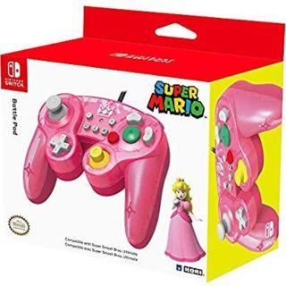 [新品未開封]HORI Switch用クラシックコントローラ ピーチ ピンク(その他)