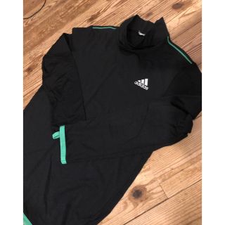 アディダス(adidas)の風様専用 アディダス ハイネック Tシャツ 長袖 150 160 黒 緑(その他)