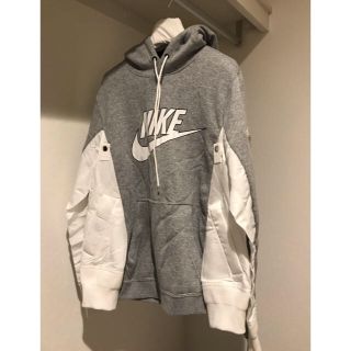 サカイ(sacai)のNike sacai men’s hoodie grey off white(パーカー)