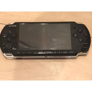 プレイステーションポータブル(PlayStation Portable)の動作良好 PSP3000 ピアノブラック バッテリーなし(携帯用ゲーム機本体)