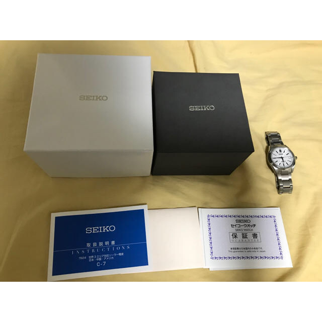 【美品】SEIKO 電波ソーラー腕時計 SAG079