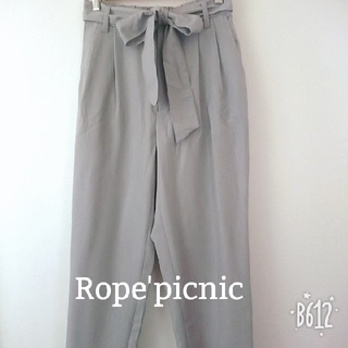 ロペピクニック(Rope' Picnic)のRope'picnic    リボン付きテーパードパンツ(カジュアルパンツ)