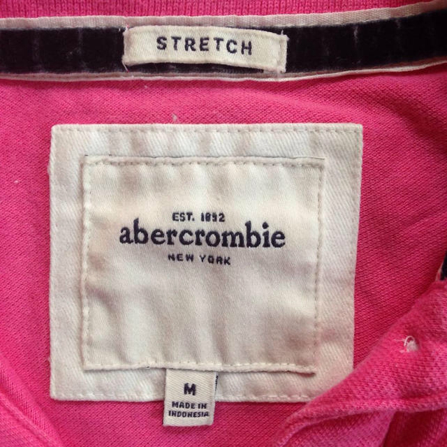 Abercrombie&Fitch(アバクロンビーアンドフィッチ)の♡アバクロ ピンク ポロシャツ♡ レディースのトップス(ポロシャツ)の商品写真