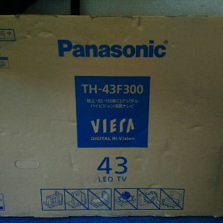 パナソニック(Panasonic)のVIERA th-43f300(テレビ)