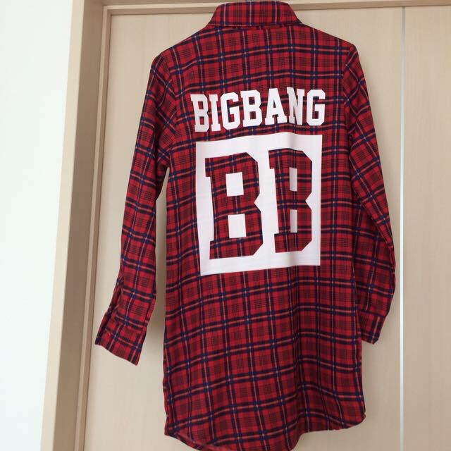 BIGBANGチェックシャツ レディースのトップス(シャツ/ブラウス(長袖/七分))の商品写真