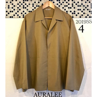 コモリ(COMOLI)のAURALEE オーラリー WOOL SILK TROPICAL JACKET (シャツ)