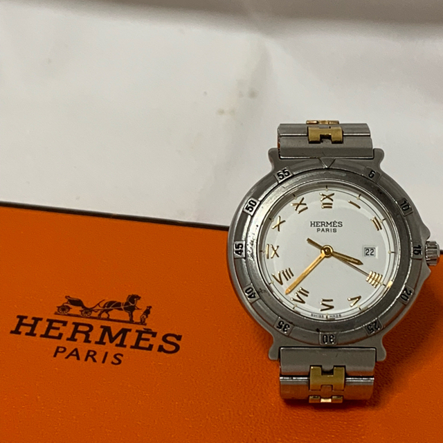 Hermes(エルメス)のエルメス　キャプンテニモ　コンビカラー令和記念セール✨衝撃価格✨ メンズの時計(腕時計(アナログ))の商品写真