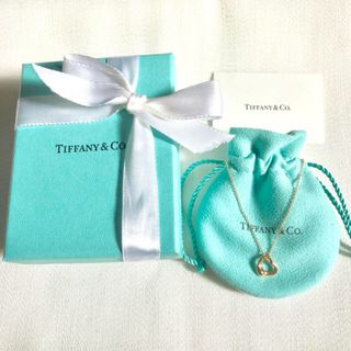 ティファニー(Tiffany & Co.)のTiffany ティファニー♡オープンハート ローズゴールド K18(ネックレス)