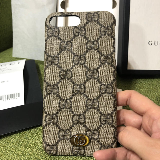 Gucci(グッチ)の正規品(❁´ω`❁)グッチiPhoneケース スマホ/家電/カメラのスマホアクセサリー(iPhoneケース)の商品写真