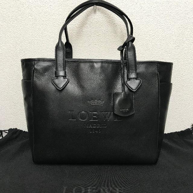 LOEWE(ロエベ)のロエベ　トートバッグ　ヘリテージ　レザー　黒 レディースのバッグ(トートバッグ)の商品写真