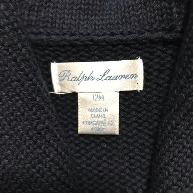 Ralph Lauren(ラルフローレン)のラルフローレン カーディガン  12m キッズ/ベビー/マタニティのベビー服(~85cm)(ニット/セーター)の商品写真