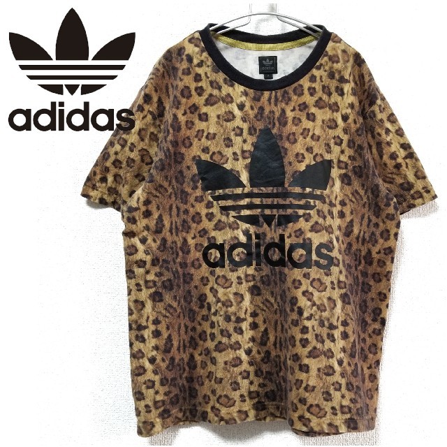 adidas(アディダス)のadidas レオパード柄 ヒョウ柄 Tシャツ  メンズのトップス(Tシャツ/カットソー(半袖/袖なし))の商品写真