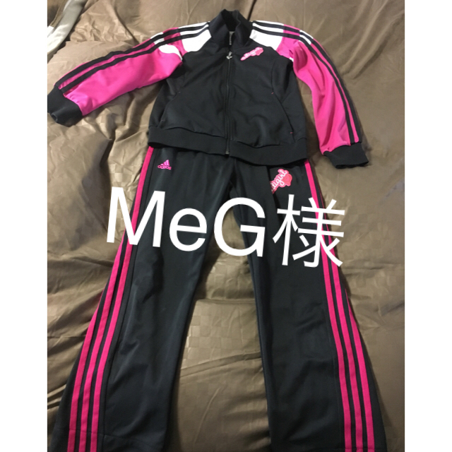 adidas(アディダス)のadidas 150 ジャージ上下 キッズ/ベビー/マタニティのキッズ服女の子用(90cm~)(その他)の商品写真