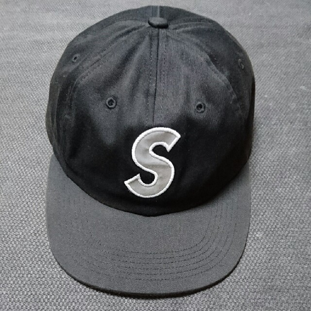 supreme s logo cap 3m reflective 黒