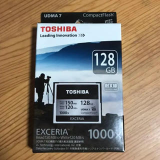 トウシバ(東芝)のTOSHIBA コンパクトフラッシュ 128GB CF-EZ128(PC周辺機器)