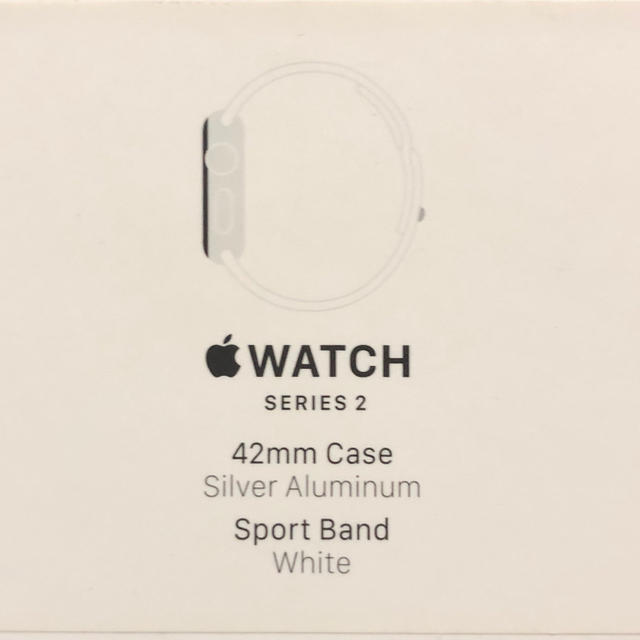 Apple Watch(アップルウォッチ)のApple Watch SERIES2 42mm アルミシルバー メンズの時計(腕時計(デジタル))の商品写真