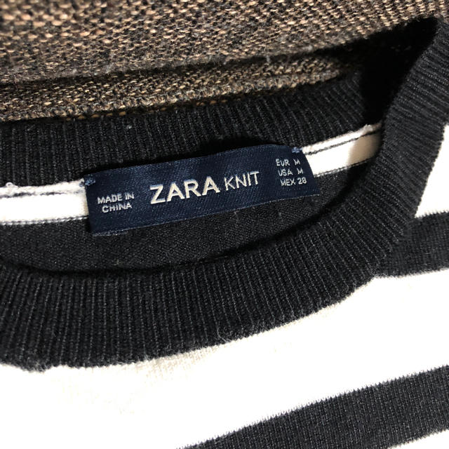 ZARA(ザラ)のzara  ニット パール レディースのトップス(ニット/セーター)の商品写真