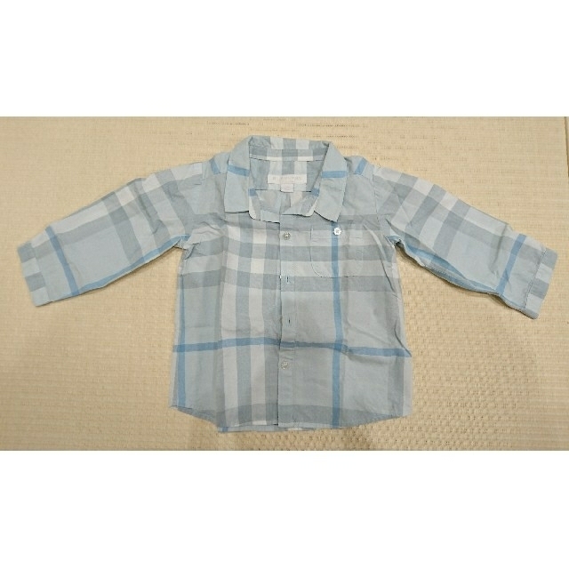 BURBERRY(バーバリー)のBURBERRY チェック長袖シャツ80 キッズ/ベビー/マタニティのベビー服(~85cm)(シャツ/カットソー)の商品写真