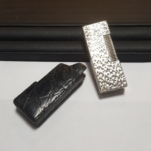 Dunhill - レア!クロコ皮カバー付 ダンヒル アンティーク ガス