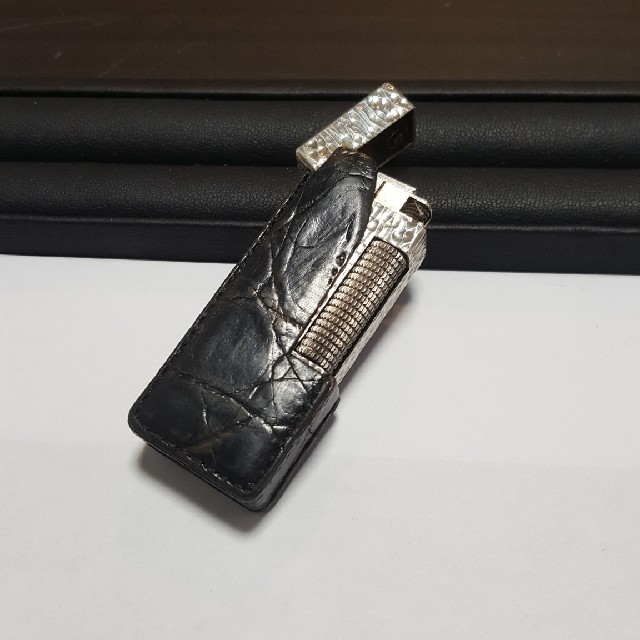 Dunhill - レア!クロコ皮カバー付 ダンヒル アンティーク ガス