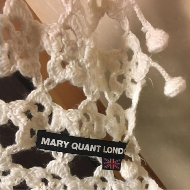 MARY QUANT(マリークワント)のストール マリークワント マリクワ  新品未使用 デイジー模様 レディースのファッション小物(ストール/パシュミナ)の商品写真