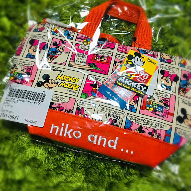 niko and...(ニコアンド)のニコアンド  バッグ ショルダー 新品 バック ミッキー レディースのバッグ(ハンドバッグ)の商品写真