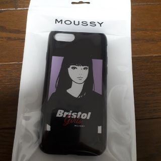 マウジー(moussy)のマウジー kyne ブリストル アイフォンケース ブラック(iPhoneケース)