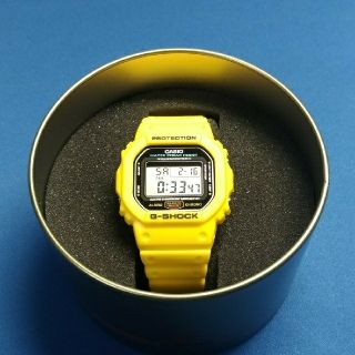 ジーショック(G-SHOCK)のカシオ G-SHOCK「DWｰ5600Pｰ9JF」イエロー 未使用品 タグ付(腕時計(デジタル))