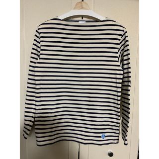 オーシバル(ORCIVAL)の【美品】ORCIVAL オーチバル ボーダーカットソー サイズ4(Tシャツ/カットソー(七分/長袖))