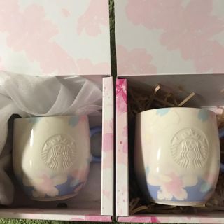 スターバックスコーヒー(Starbucks Coffee)のスタバックス SAKURA2019マググレース355ml×2コセット(グラス/カップ)