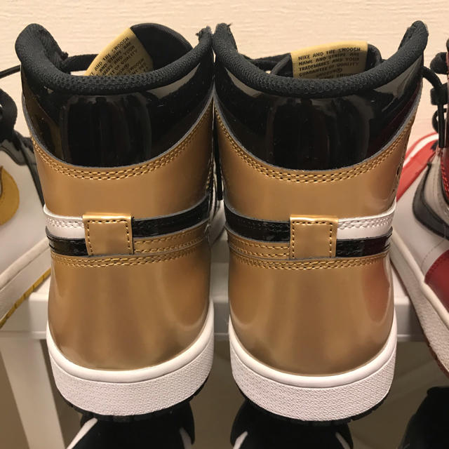 NIKE AIR  JORDAN1 OG NRG gold toe