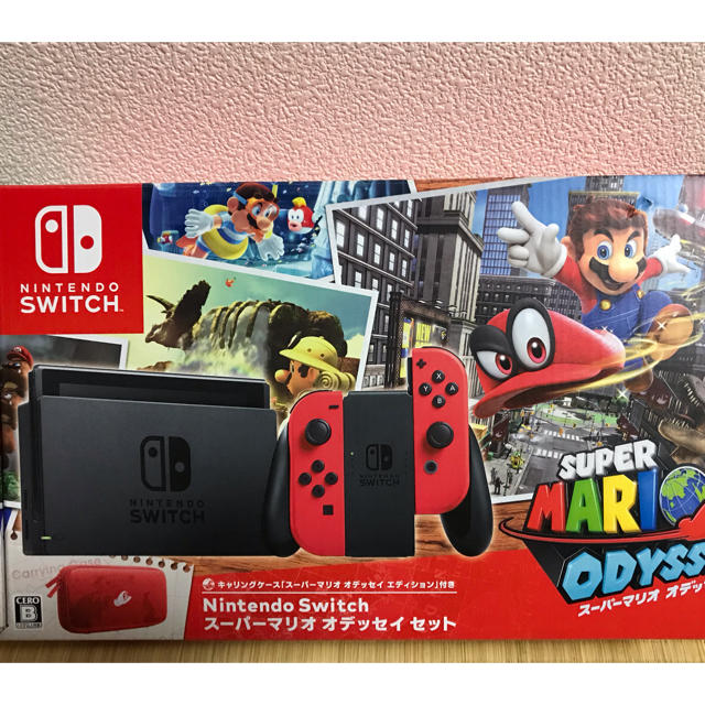 本物 Nintendo セット オデッセイ マリオ switch 未使用】Nintendo 【新品 - Switch 家庭用ゲーム機本体