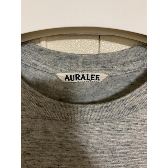 COMOLI(コモリ)の【美品】AURALEE オーラリー 半袖カットソー グレー サイズ3 メンズのトップス(Tシャツ/カットソー(半袖/袖なし))の商品写真