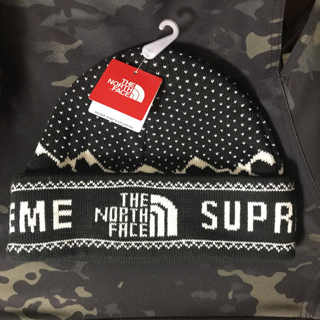 supreme northface ニット帽 ビーニー