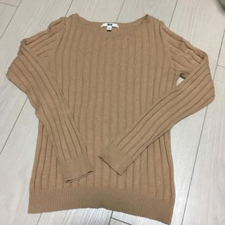 ユニクロ(UNIQLO)のUNIQLO カシミヤ混 リブニット(ニット/セーター)