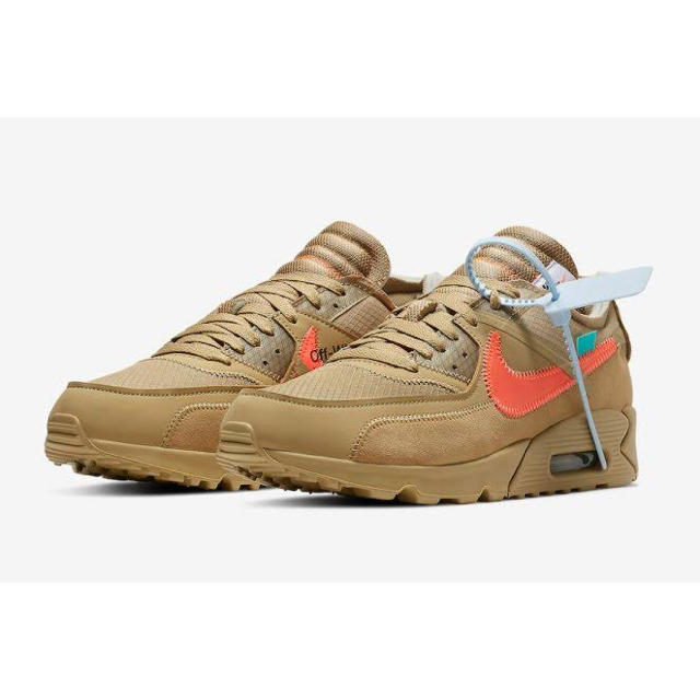 OFF-WHITE(オフホワイト)のOff-White × NIKE AIR MAX 90 BEIGE 10.5 メンズの靴/シューズ(スニーカー)の商品写真