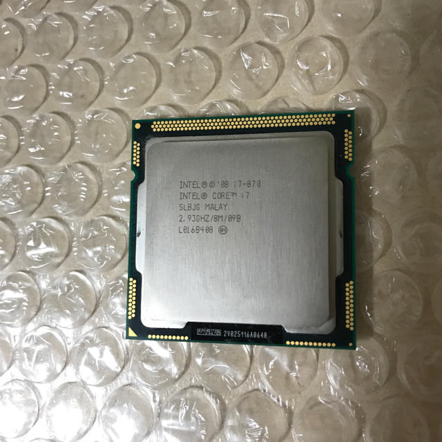 INTELECTION(インテレクション)のCPU Intel Core i7-870  スマホ/家電/カメラのPC/タブレット(PCパーツ)の商品写真