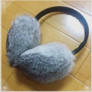 ラビットファー♡イヤーマフラー(イヤーマフ)