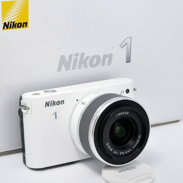 カメラ デジタルカメラ Nikon - ☆Wi-Fiでスマホへ転送☆使用説明書付き♩ニコン1 J1レンズ 