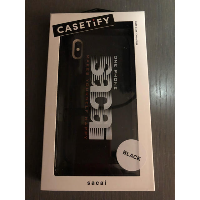 sacai - sacai casetify iphoneケース 黒の通販 by たか's shop｜サカイならラクマ