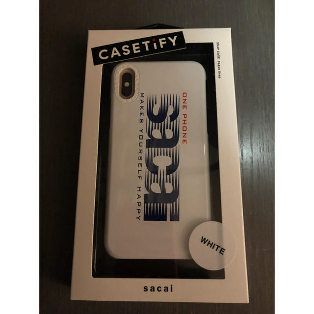 sacai - sacai casetify iphoneケース 白の通販 by たか's shop｜サカイならラクマ