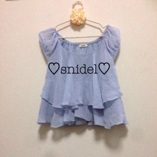 スナイデル(SNIDEL)の春色シフォントップス(Tシャツ(半袖/袖なし))