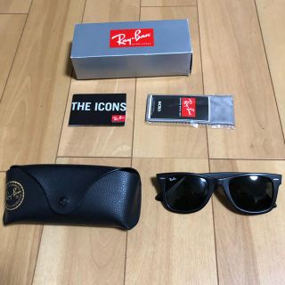 レイバン(Ray-Ban)の最終価格！美品 レイバン ウェイファーラー つや消しブラック(サングラス/メガネ)