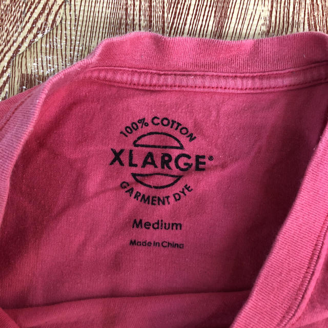 XLARGE(エクストララージ)のXLARGE Tシャツ Mサイズ レッド メンズのトップス(Tシャツ/カットソー(半袖/袖なし))の商品写真