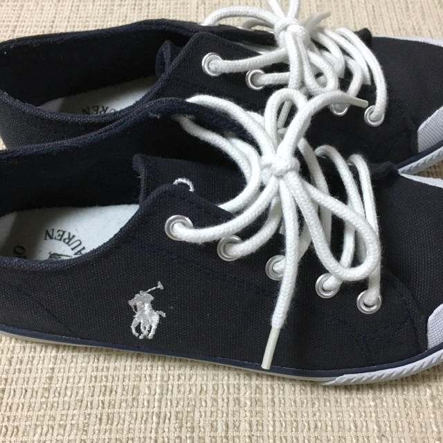 Ralph Lauren(ラルフローレン)の(21㎝)■ラルフローレン/RALPHLAUREN■ネイビースニーカー キッズ/ベビー/マタニティのキッズ靴/シューズ(15cm~)(スニーカー)の商品写真